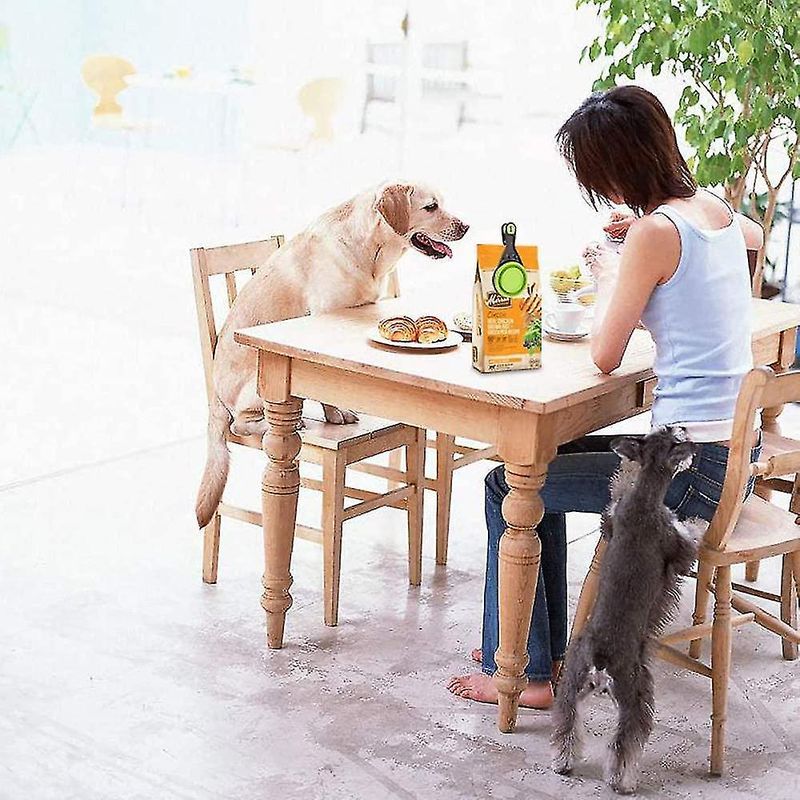 2 Stück Messbecher für Tierfutterschaufel, Silikon-Messlöffel für Tierfutter, multifunktionale Schaufel_voghion.com