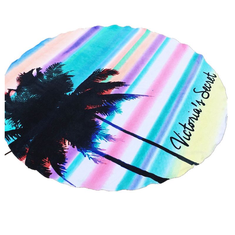 Prosoape de înot, inele de înot (9 stiluri populare, imprimare activă, antistatice, absorbție rapidă a apei, prosop de plajă rotund din microfibră, absorbție rapidă a apei)_voghion.com