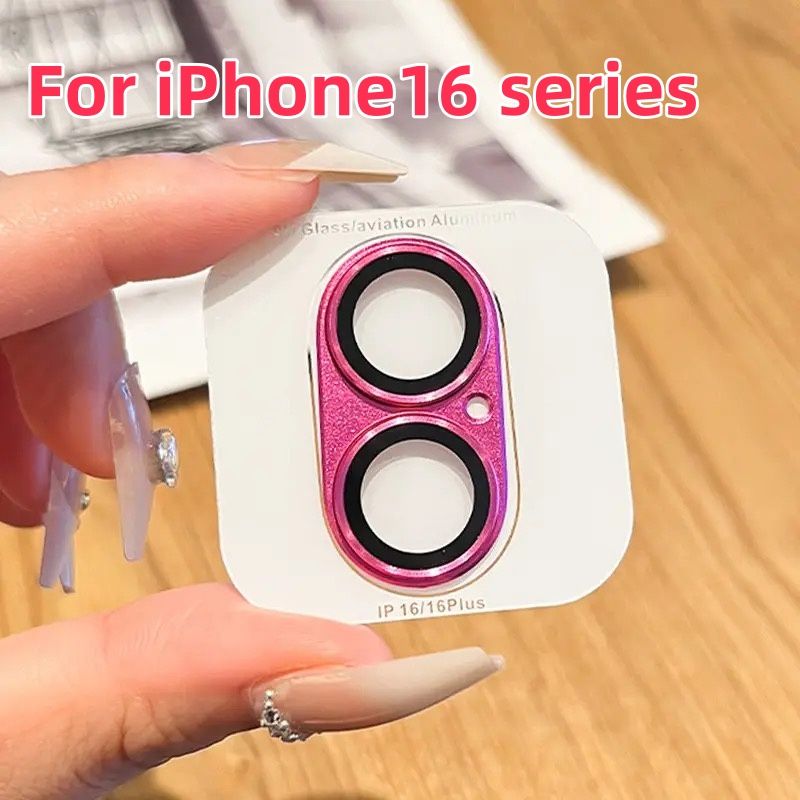 Volle Abdeckung Metall Kamera Glas Für IPhone 16 16Plus 16 Pro Max Coque Für IPhone 16 16 Pro Max 16 Plus Kamera Schutz Glas_voghion.com
