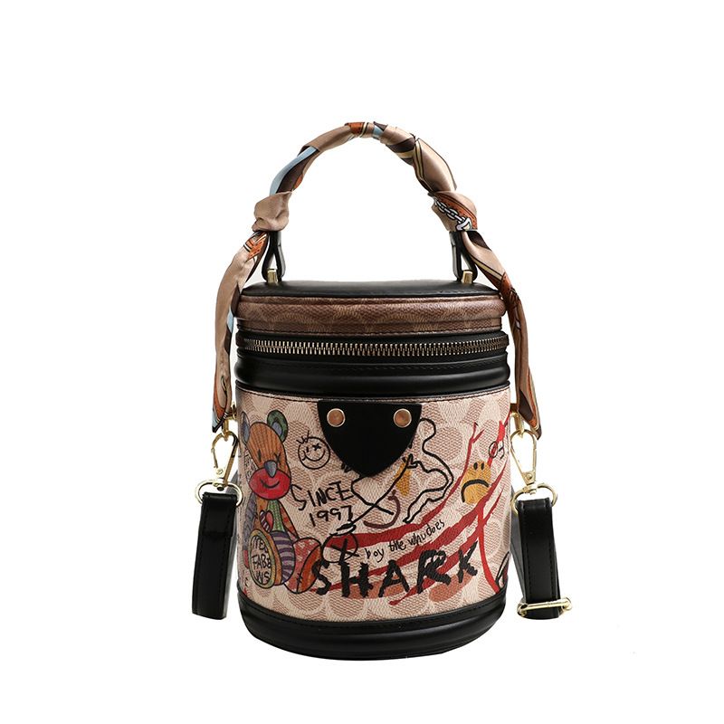 Borsa a tracolla singola da donna con design di nicchia, stile graffiti, 2025, nuova borsa a tracolla da donna_voghion.com