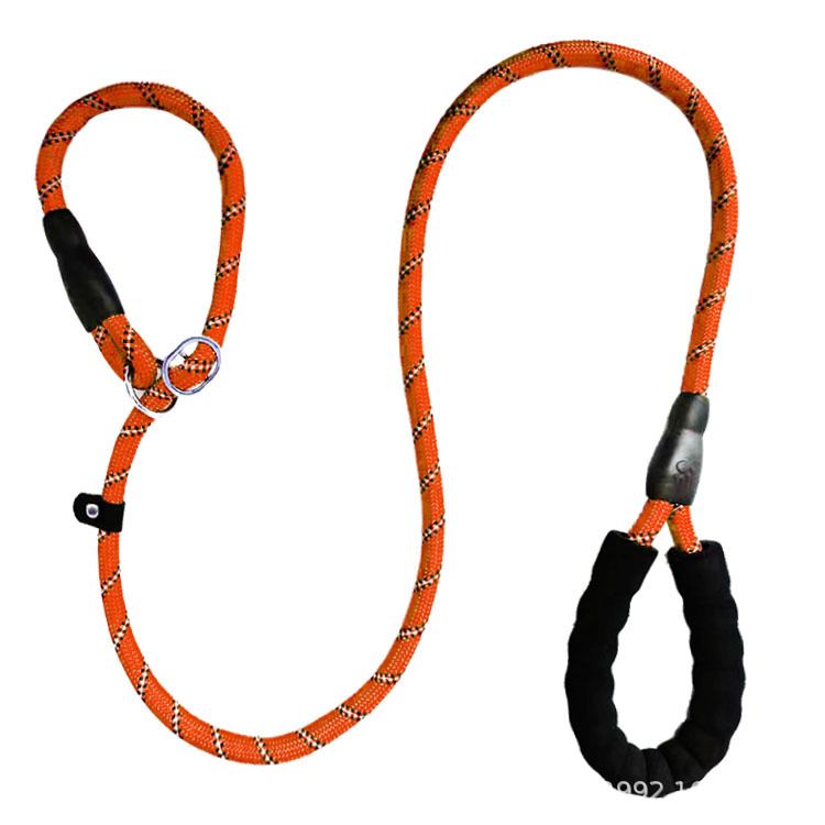 Dual Handle Integrated Pet Reflective For Medium And Large Dogs, Explosion-Proof Traction Belt, Training P Chain, Dog_voghion.com
