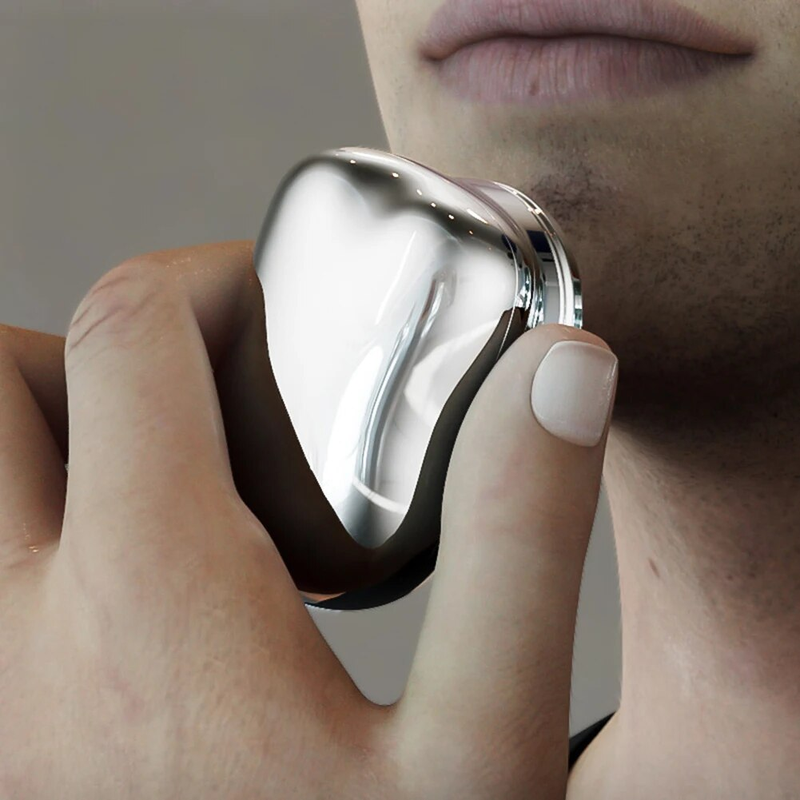 1pc Mini upgraded with 6-blade portable mini charging travel electric shaver for men's shavers_voghion.com