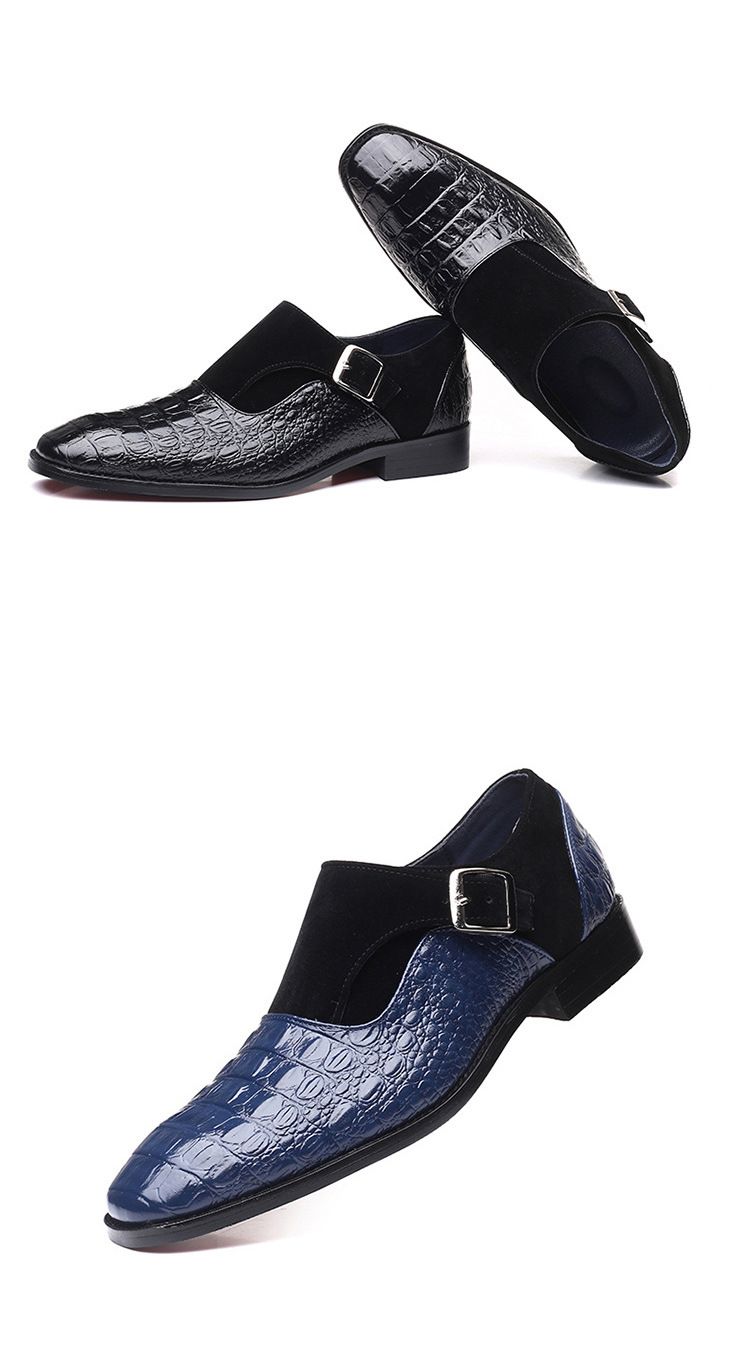 Men's Business Casual Dress Oxfords Formal Lace-Up Shoes for Office, Parties, and Daily Wear_voghion.com
