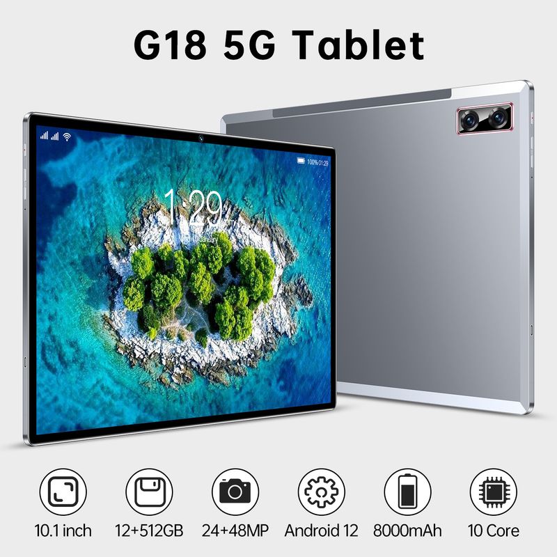 Das neue 10,1-Zoll-8-Core 5GWIFI umfasst Bluetooth GPS Tablet, Karte, Dual-Standby_voghion.com