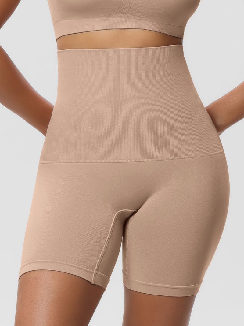 hip lifting and belly tightening pants, enhanced version, belly tightening high waisted safety pants, slimming pants without curling_voghion.com