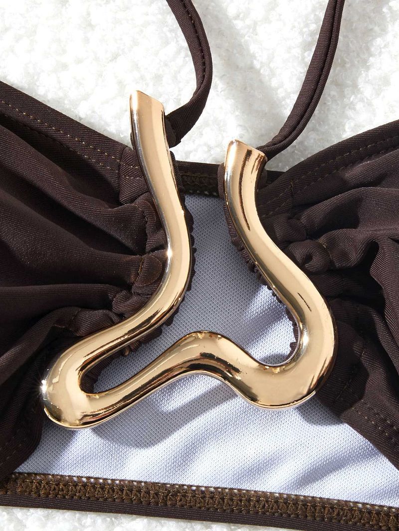 Maillot de bain haut de gamme pour femme, vêtements de plage, source chaude_voghion.com
