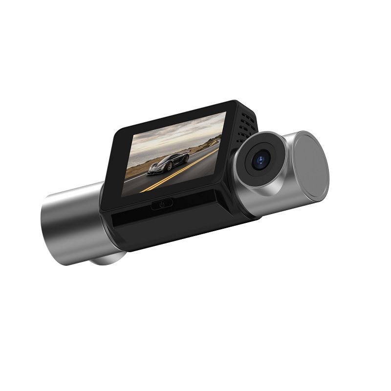 HD 3-Lens Touch Screen Front 2K+1080+1080 Mobile Interconnection With WiFi GPS ADAS Recorder_voghion.com