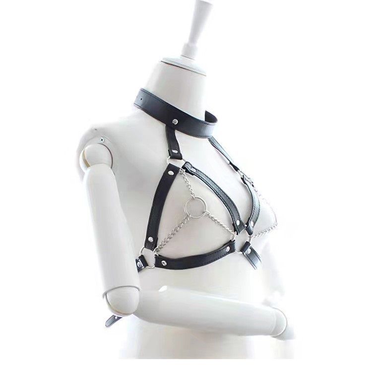 Reggiseno contenitivo SM, con clip per bavaglio, set sexy stretto per uscite, giocattoli sessuali_voghion.com