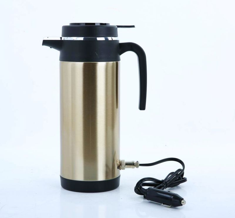 Reisekessel, Autokessel, große Kapazität, LKW-Isolierkessel, 12 V/24 V, Auto-Wasserkocher, Heizwasserbecher_voghion.com