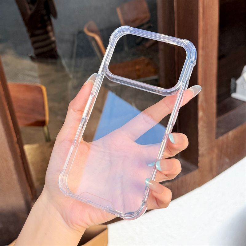 Transparante acryl hoes met stootkussen voor iPhone 17 Air 16 15 14 13 12 11 Pro X XR XS Max 7 8 Plus schokbestendig en transparant airbag_voghion.com