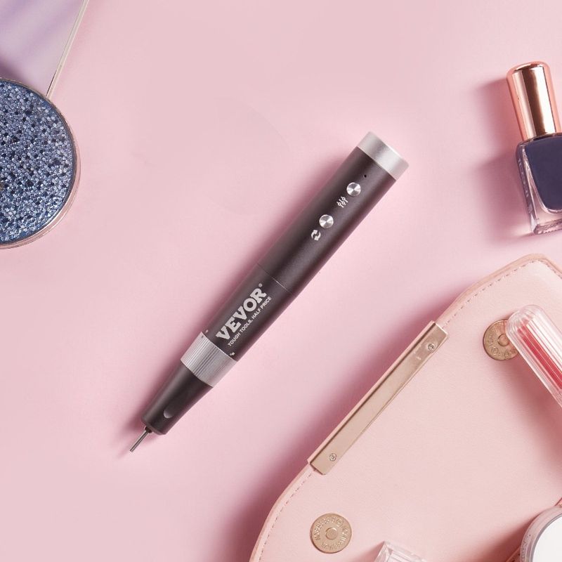 Manicure portatile elettrico 30 lime pedicure 000 giri/min senza fili con lucidatrice trapano per unghie ricaricabile E unghie a velocità variabile_voghion.com