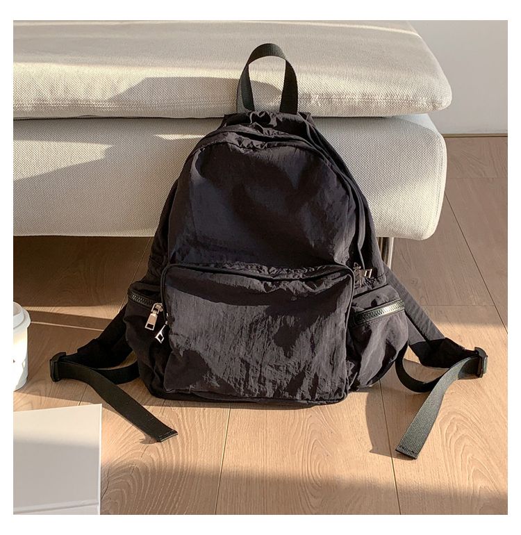 Clakae K-style Outdoor Casual Nylon Backpack_voghion.com