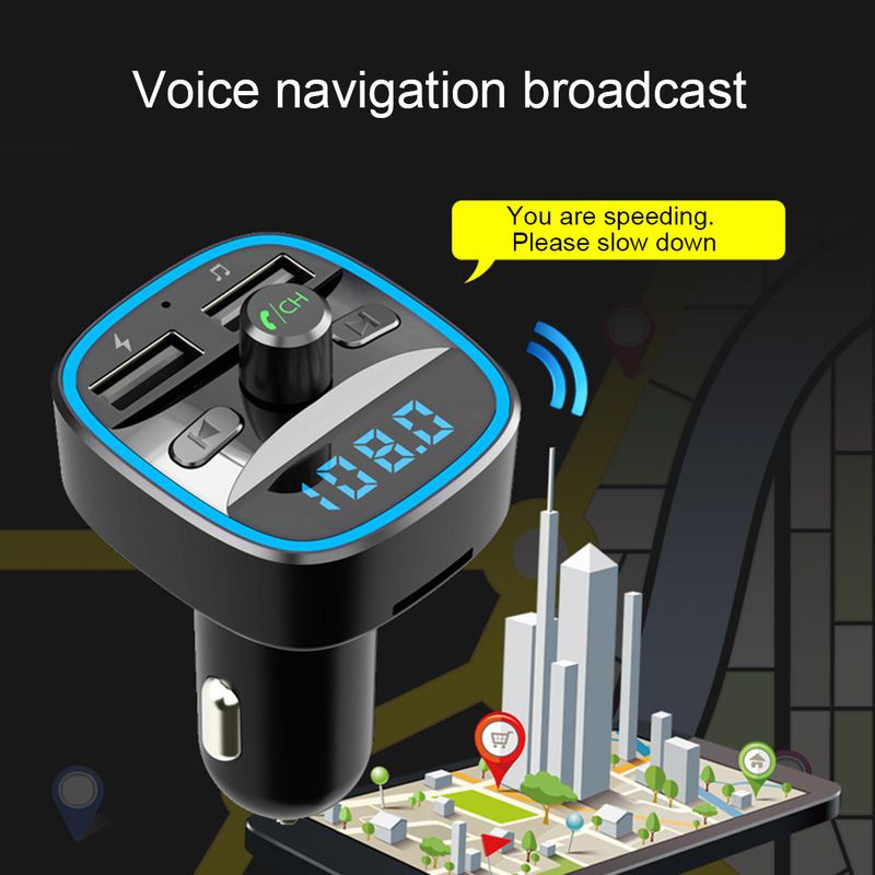 Yuanmheng T25 Dual USB Ports Smart Auto Bluetooth 5,0 MP3 Musik Player Freisprechen_voghion.com