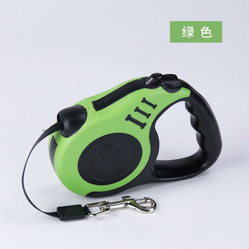 Zubehör: 3/5 m lange, einziehbare Hundeleine für kleine und mittelgroße Hunde_voghion.com