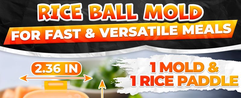 Kit stampo per sushi Temari - Creatore fai da te per onigiri | Con cucchiaio a paletta | Giapponese_voghion.com