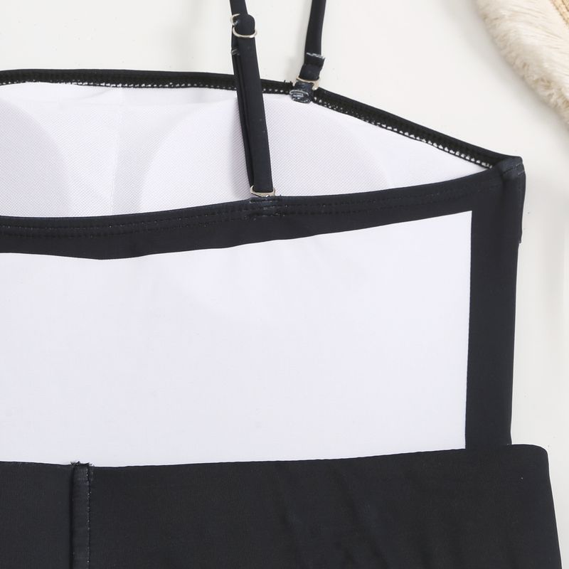 Maillot de bain une pièce élégant pour femme, cache-maillot fluide, taille haute, sexy, design modeste, contrôle du ventre, tissu à séchage rapide - Perfect Beach Pool_voghion.com