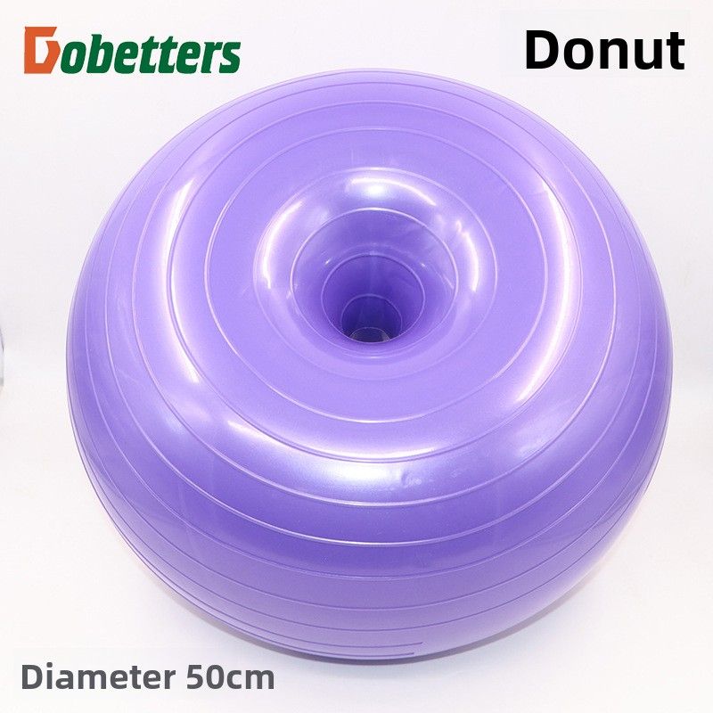 Tappetino per l'equilibrio con palla da fitness e massaggio yoga gonfiabile a forma di capsula di arachidi, antideflagrante e ispessita_voghion.com