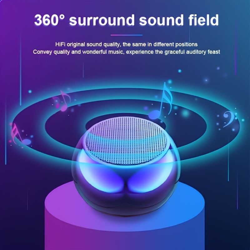 Enceinte Bluetooth 5.0 portable d'extérieur sans fil, mini enceinte sans fil économique_voghion.com