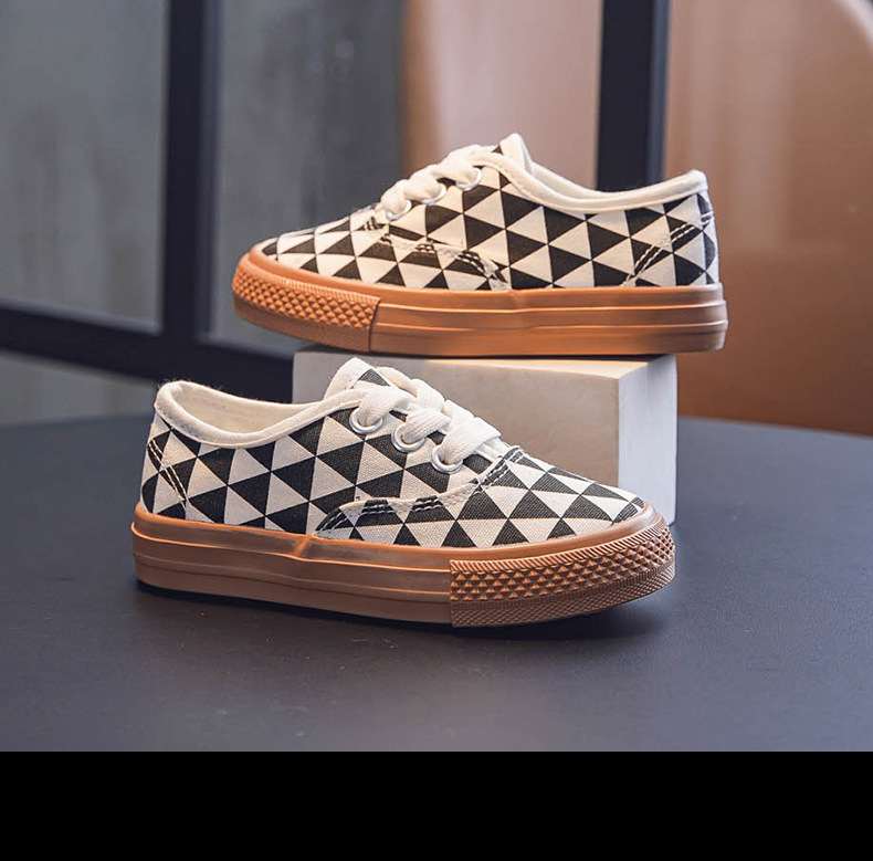 One Step Canvas 2023 Winter Plush Small, Medium, Large Children's Board Shoes Boys and Girls Korean_voghion.com