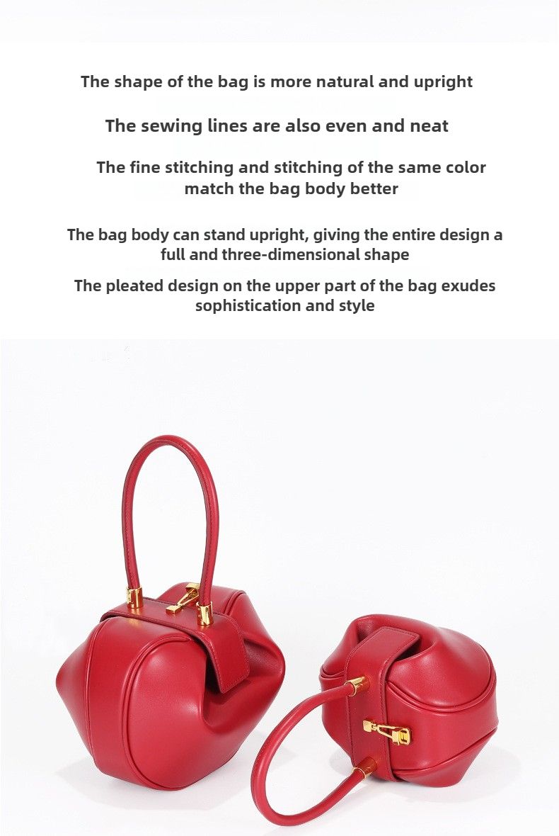 Borsa a mano in vera pelle, borsa da polso retrò con tracolla in stile Wonton, borsa da sera da donna con fibbia_voghion.com