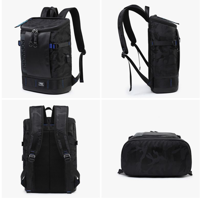 Männer Rucksack trendy USB Computer Rucksack Camouflage Reestasch Leinwand Studenten Rucksack grouss Kapazitéit praktesche Rucksack_voghion.com