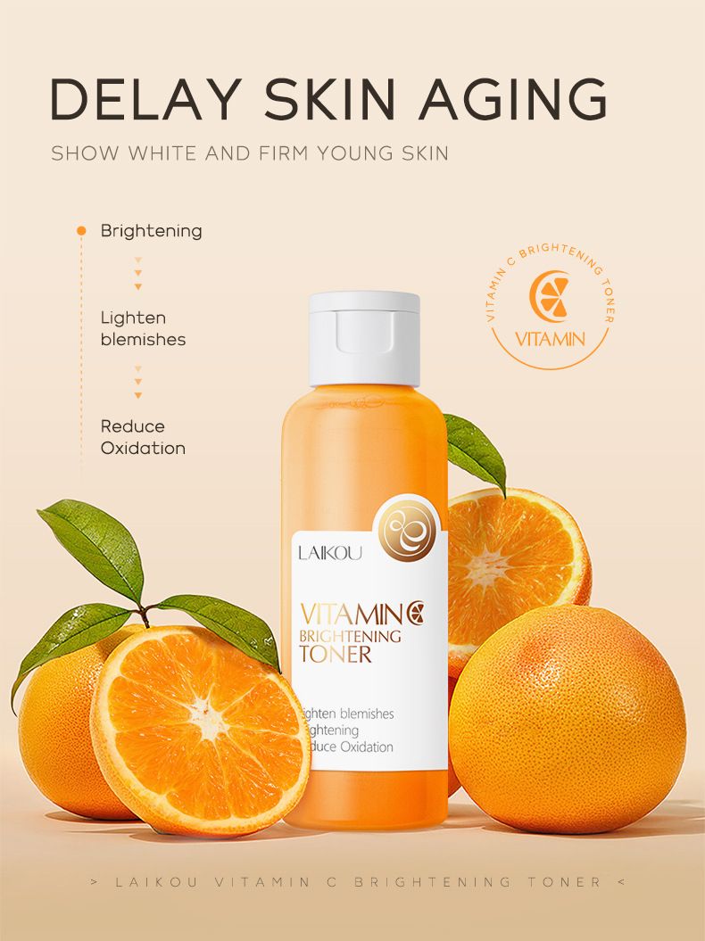 Leco Vitamin C Toner 100 ml Feuchtigkeitsspendendes Hautpflegewasser_voghion.com