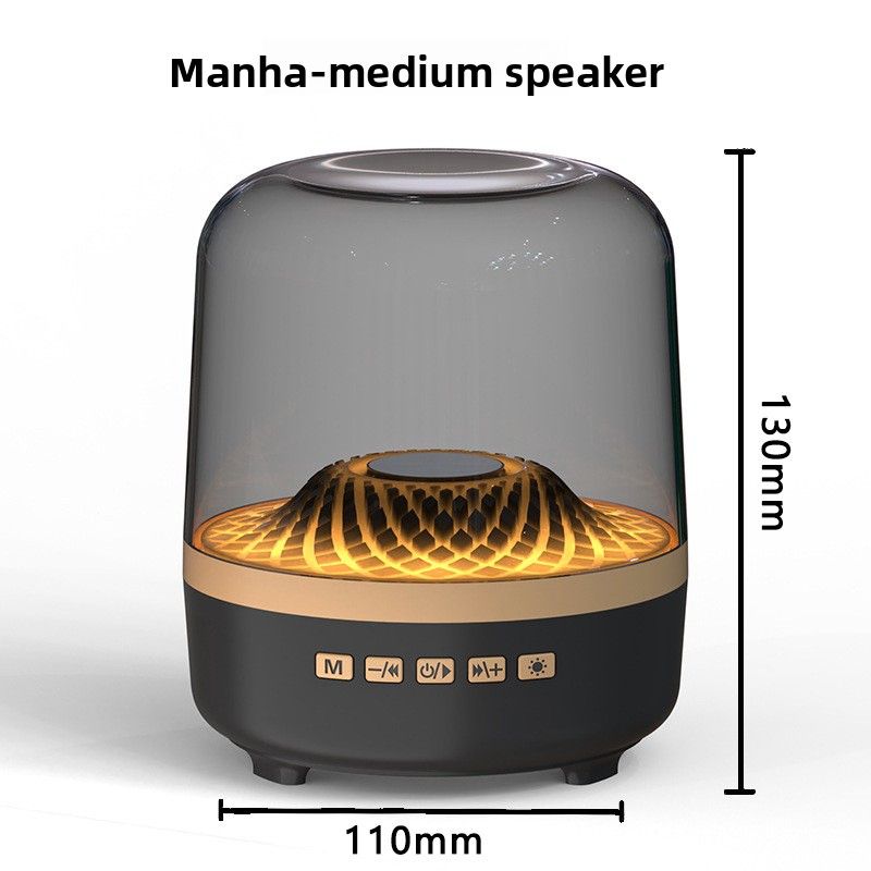 Cross-border Subwoofer Wireless Bluetooth Small Speaker Outdoor Audio Card Voice Broadcast Mini Smart Speaker_voghion.com