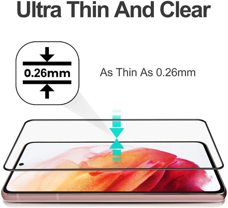 For Samsung Galaxy S24 S23 S22 Plus Full Cover Tempered Glass Screen Protector_voghion.com