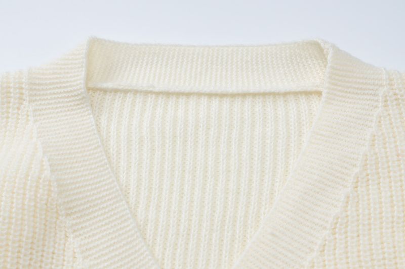 European And American Niche Design Bow Decoration Women's Sweater Women's Autumn And Winter High End Lazy Style Knitted Cardigan Cross Border_voghion.com