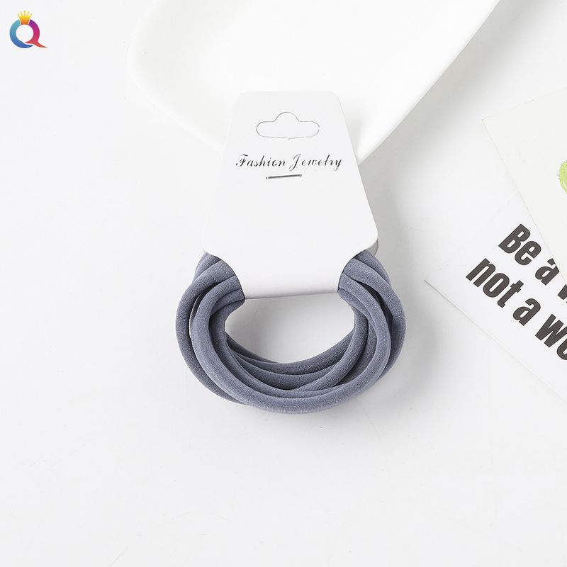 Einfaches, nahtloses Haarband, einfaches, hochelastisches Gummiband im Waldstil, verletzt das Haar nicht, Handtuchring, Haarband_voghion.com