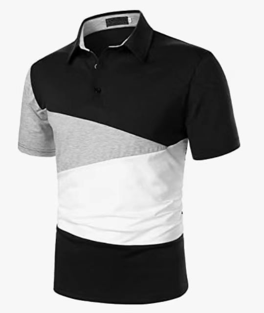 2025d Summer Trend Men's Zipper Turn-down Collar Polo Fashion 3D Printed Short Sleeve Golf Shirt_voghion.com