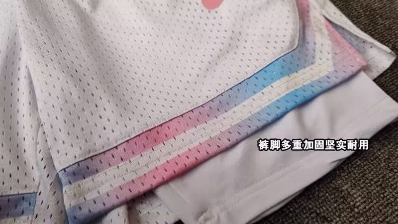 American basketball shorts, men's three point knee length, summer vacation, two piece quick drying high elasticity_voghion.com