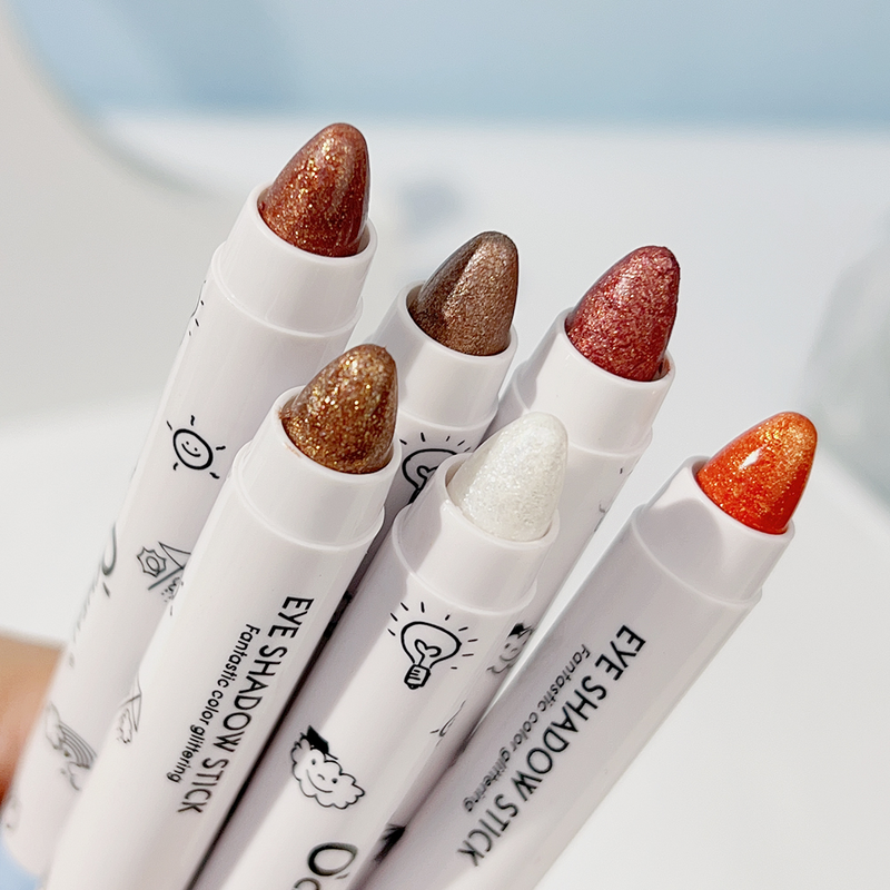 Pearlescent Highlight Waterproof Eyeshadow Pencil Stick Lasting Glitter Shimmer Eye Shadow Pen Eyeliner St liner_voghion.com
