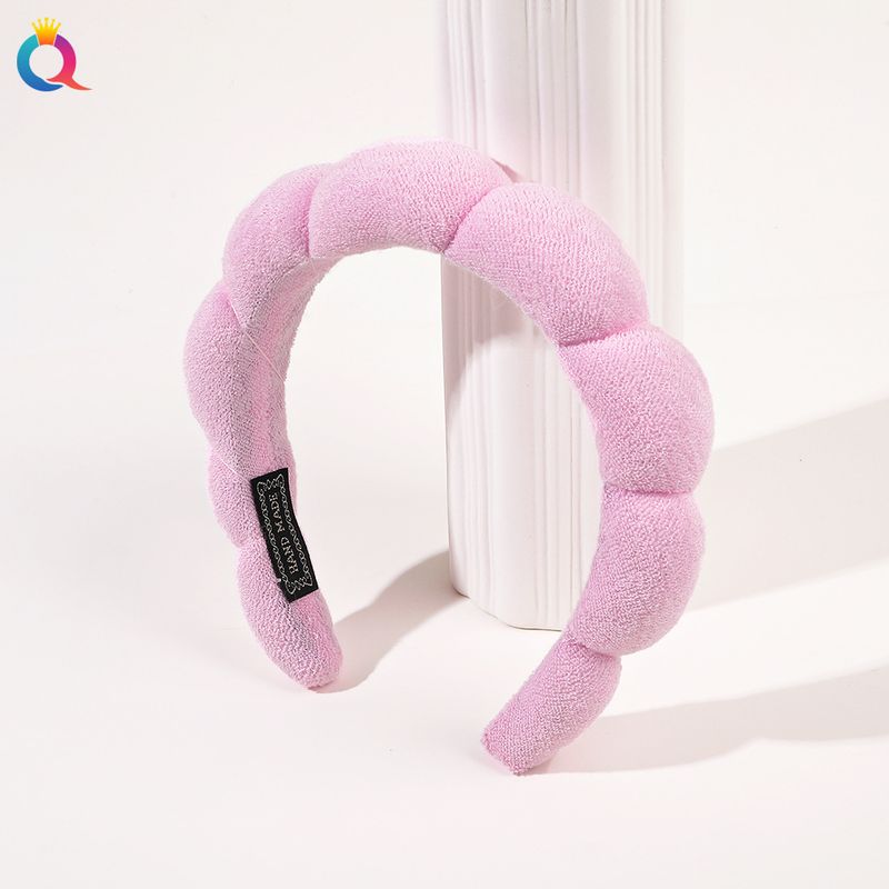 Fascia per capelli da spa - Fascia per capelli in spugna con morbida schiuma per chioma alta, trucco e cura della pelle_voghion.com