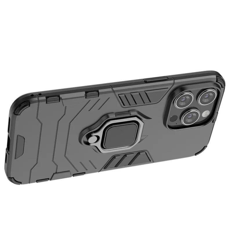 Armadura a prueba de golpes para 15 Pro Max 15Pro iphone15 Plus Soporte magnético para automóvil Anillo de cubierta trasera para iPhone 15ProMax Funda de teléfono_voghion.com