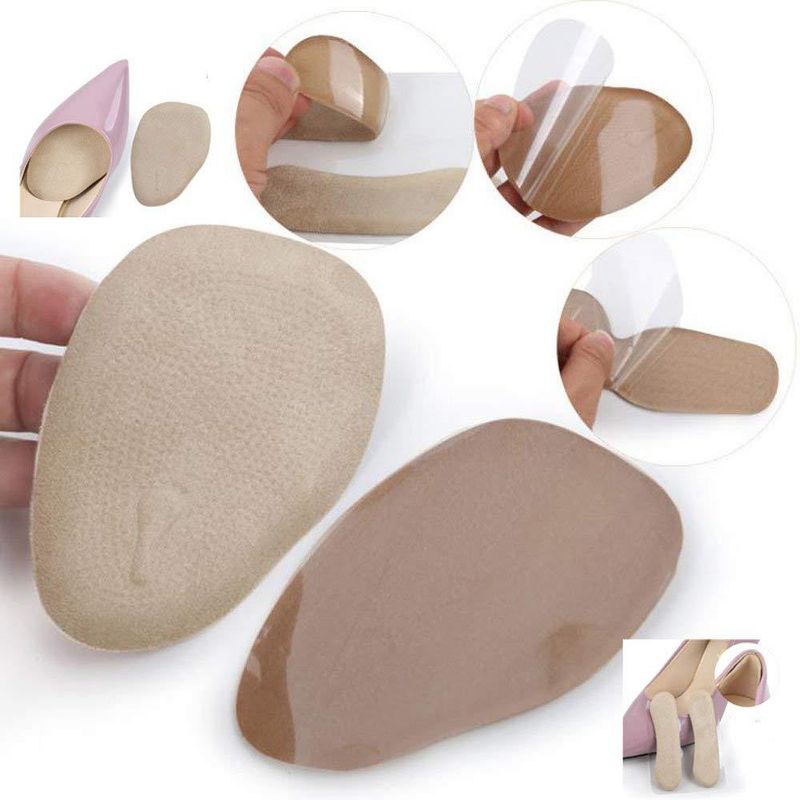 Adesivo per scarpe sottopiede con tacco alto Sottopiede per tallone Cuscinetto antiscivolo in pile gel per tallone indolore_voghion.com