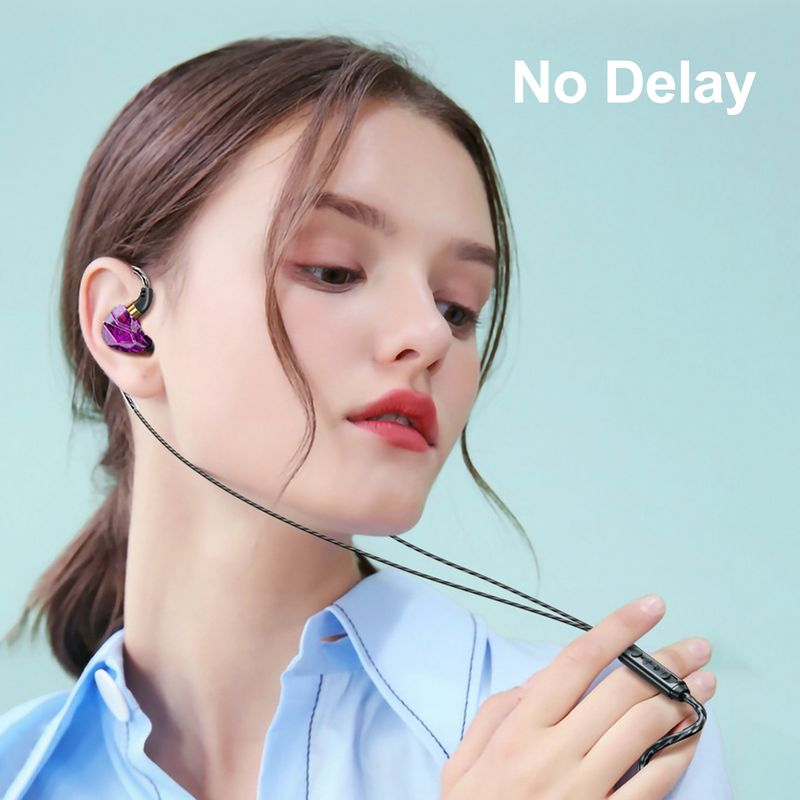 Wired with Microphone Stereo Surround 3.5mm Interface Sports Earphone Daily Life_voghion.com