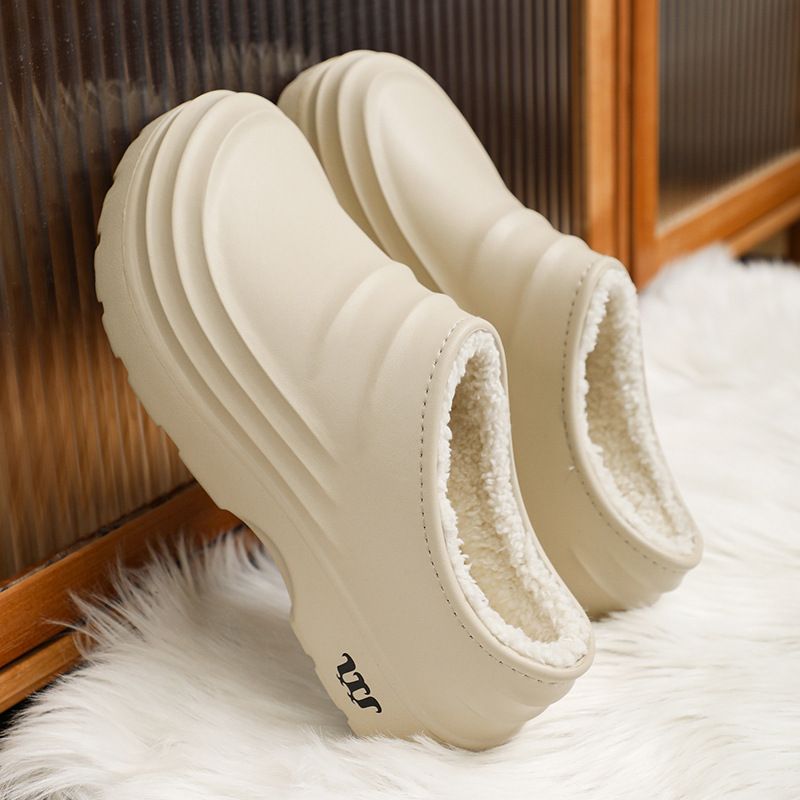 Chaussures de cuisine chaudes et imperméables en coton pour homme, chaussures de travail de protection avec aspect verni_voghion.com