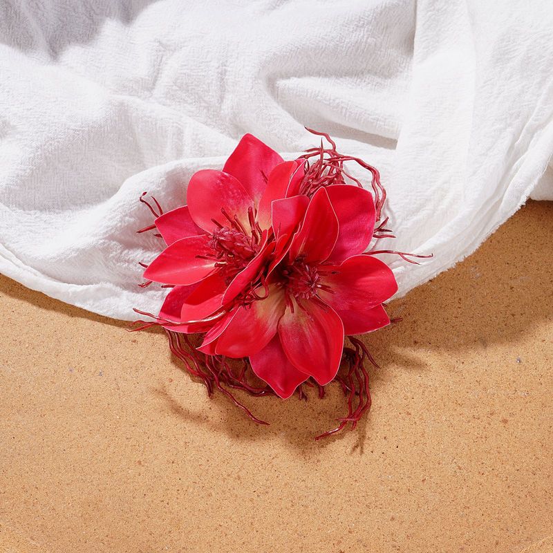 Glyzinien Lila Hawaiian Heißer Verkauf Drachen Bart Jasmin Blume Haarnadel Strand Urlaub Seite Clip Reise Foto Simulation Stand_voghion.com