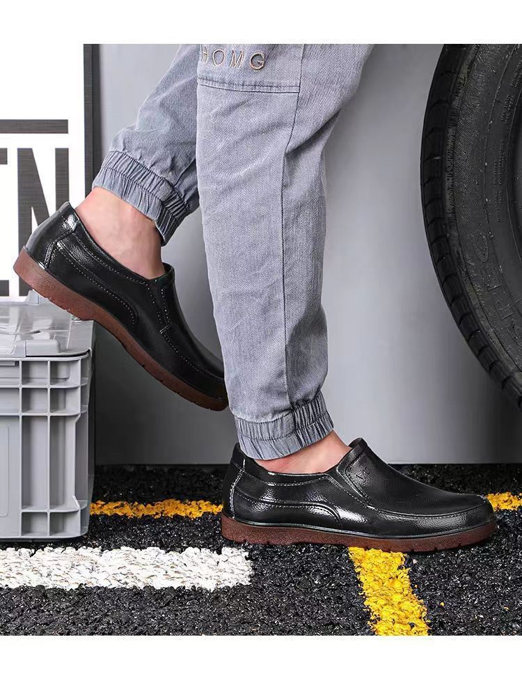 WalkPrime Thickened Fleece Lined Non-Slip Mid-Calf Rain Men's Waterproof Short-Calf Kitchen Work Shoes Warm Water Boots Men_voghion.com