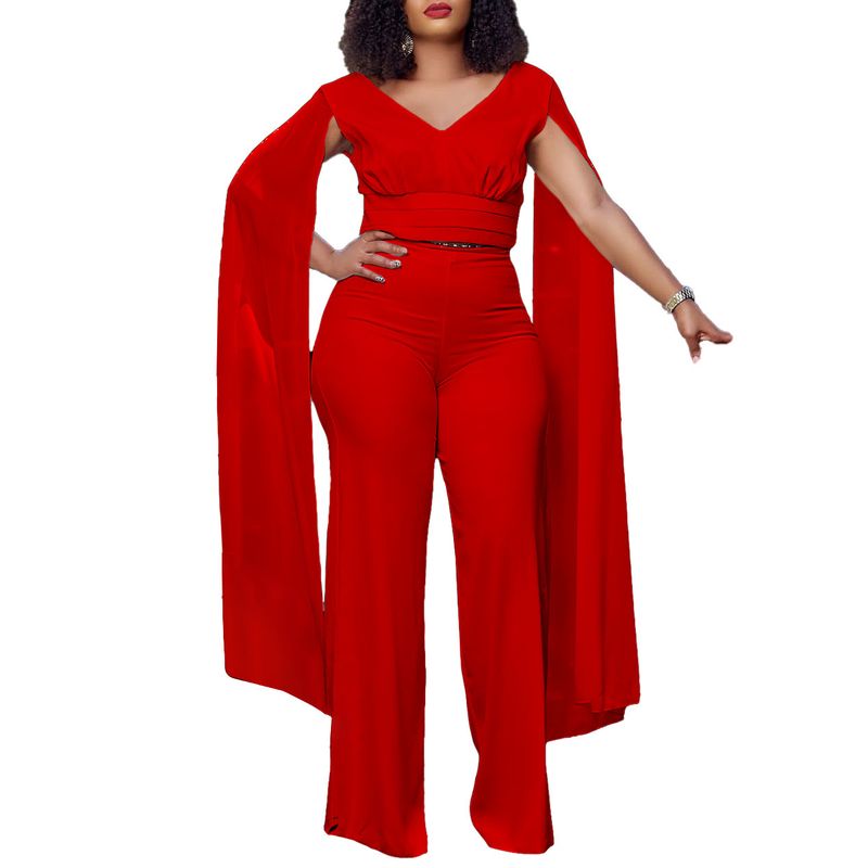 vestito da donna con giunture a nastro in tinta unita alla moda, pantaloni corti a gamba larga, abito da donna_voghion.com