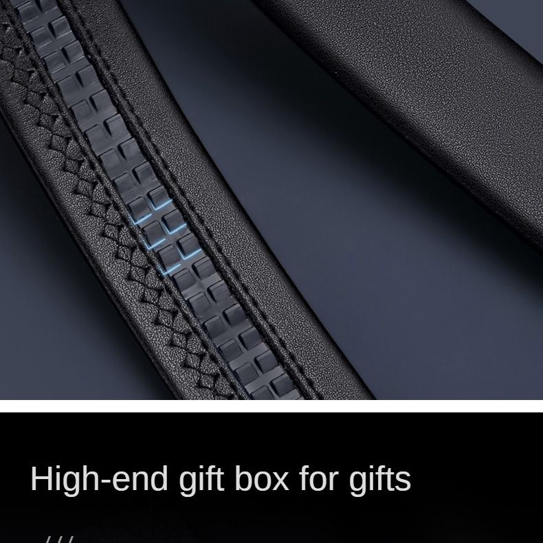 HOT GOLF Herren Gürtel aus echtem Leder mit automatischer Schnalle, trendiger Casual Business-Hosengürtel, vielseitig und einfach_voghion.com