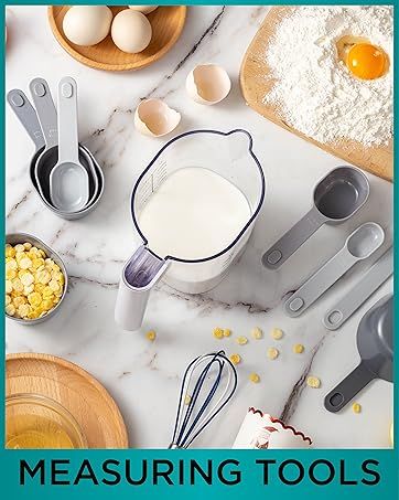 COOK WITH COLOR Nesting Bowls With Measuring Cups Colander And Sifter Set - Includes Mixing Bowls, Colander,Sifter And Measuring Cups, Pink, 8 Pc Bowl_voghion.com