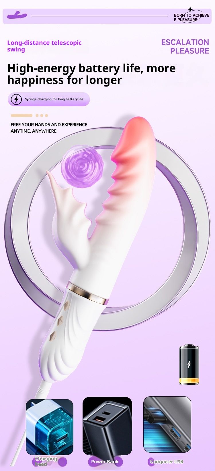 LuvBox Jiuai Weibliches Masturbationsspielzeug für Erwachsene Elektrische Kanone Starke Vibration Einführungsmassage AV-Stick-Vibrator_voghion.com