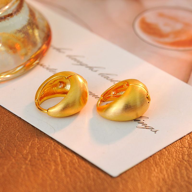 Orecchini da donna in smalto, stile minimalista, orecchini a cerchio piccoli con zirconi a forma di stella micro-intarsiata e gocce d'acqua lucide di alta qualità per donna_voghion.com