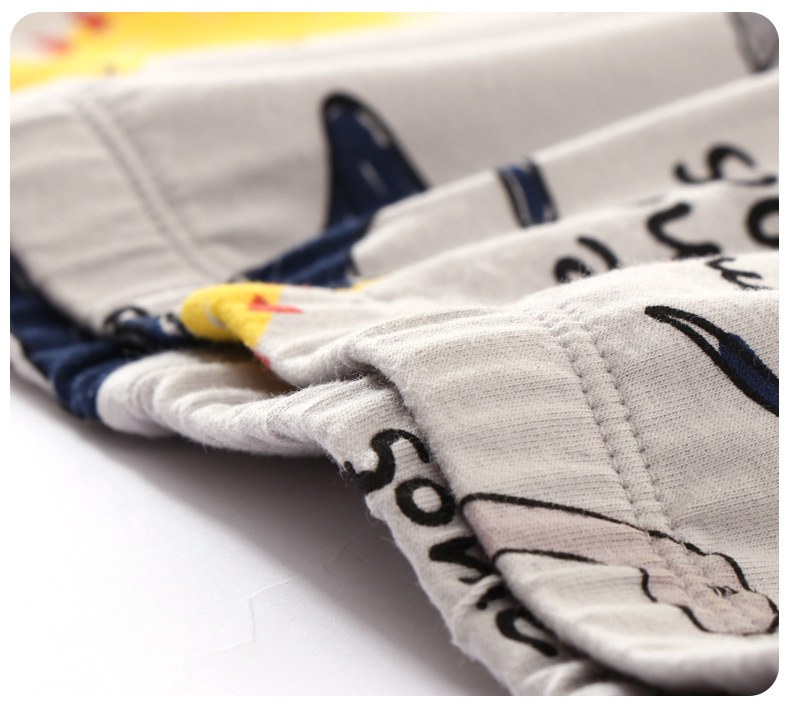 Pijamas para niños Ropa para el hogar Clase A Algodón puro Primavera Bebé Long Johns Conjunto de ropa interior para niños_voghion.com