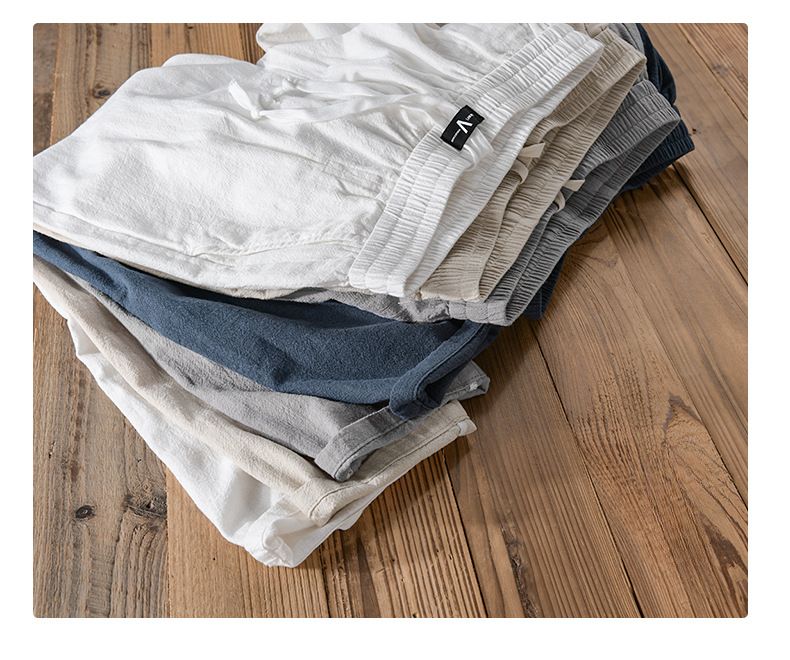 2024 Fréijoer Summer Nei Léngen Cargo Hosen fir Casual Schnür Dënn Grouss Täsch Hosen Streetwear Männer FY7101_voghion.com