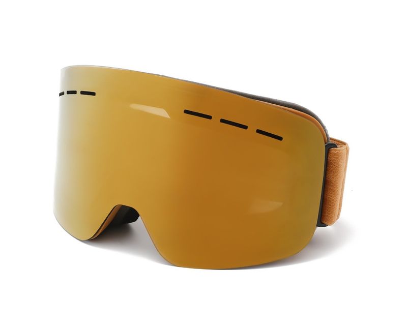 Double Layer Polarized Anti-Fog Cylindrical Ski Set Outdoor Mountaineering UV Protection Windproof Snow Goggles 3051_voghion.com