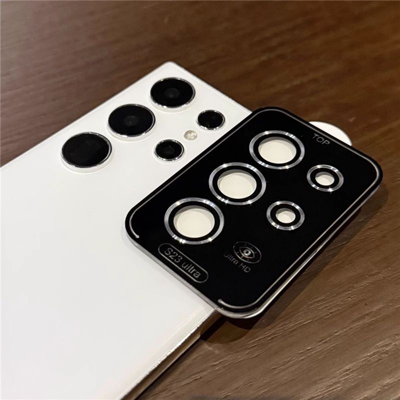 Kameralencse-védelem Samsung Galaxy S25 Ultra S24 Plus S23 FE S22 színátmenetes színes edzett üvegvédő kiegészítőkhöz_voghion.com