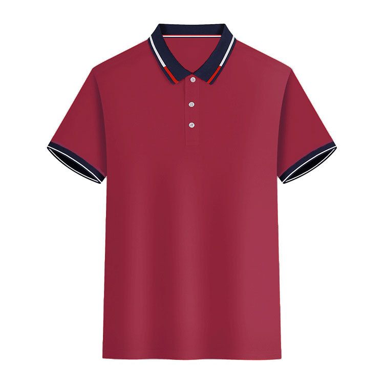 Herren neues Poloshirt T-Shirt Sommer Arbeitskleidung Poloshirt individuell revers T-Shirt Arbeitskleidung Revers Text_voghion.com